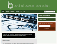 Tablet Screenshot of carolinabusinessconnection.com